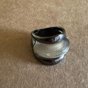 Alexis Bittar Black and Silver Ring